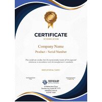 Verification Certificate