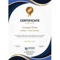  Verification Certificate